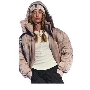 NWT Free People Like a Dream Reversible Puffer Jacket Crystal Ball Small